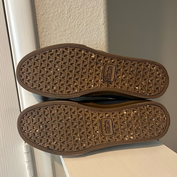 Etnies Jameson 2 Eco Navy Gum Skate Shoes Cork Insole Mens Size 7 - Picture 7 of 9